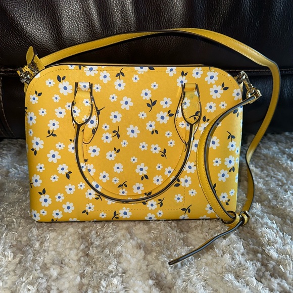 Kate Spade Yellow Floral Crossbody Bag - Picture 2 of 4